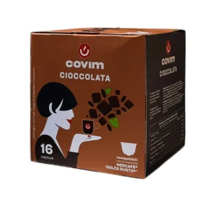 Covim - Chocolate - Dolce Gusto Compatible - 16 Capsules