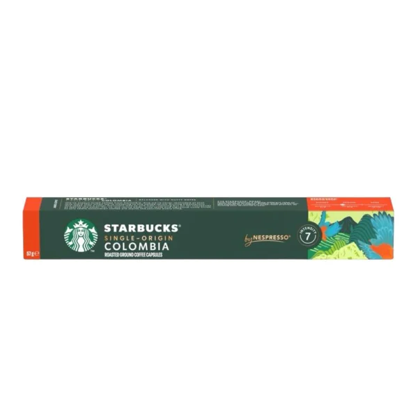 Starbucks Nespresso Compatible Colombia Pods - 10 Capsules