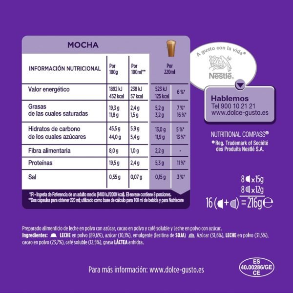 ⁦Nescafe Dolce Gusto Mocha⁩ - الصورة ⁦2⁩
