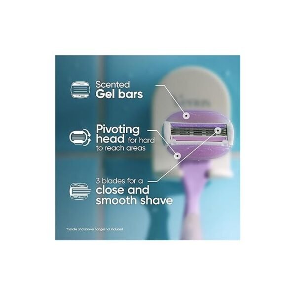 ⁦Gillette Venus Comfortglide Breeze Handle + 2 Head - 3Blades⁩ - الصورة ⁦2⁩