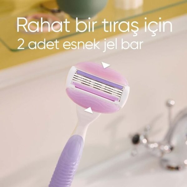 ⁦Gillette Venus Comfortglide Breeze Handle + 2 Head - 3Blades⁩ - الصورة ⁦4⁩